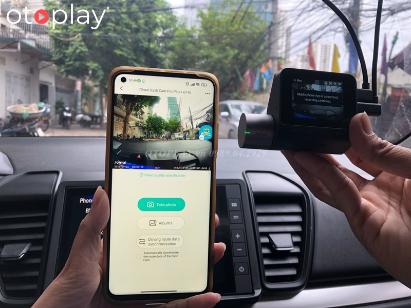 APP 70mai hỗ trợ cả hệ thống IOS và Android