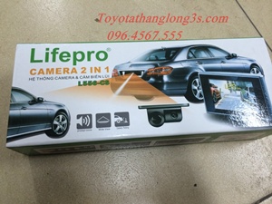 Camera lùi 2 trong 1 Lifepro