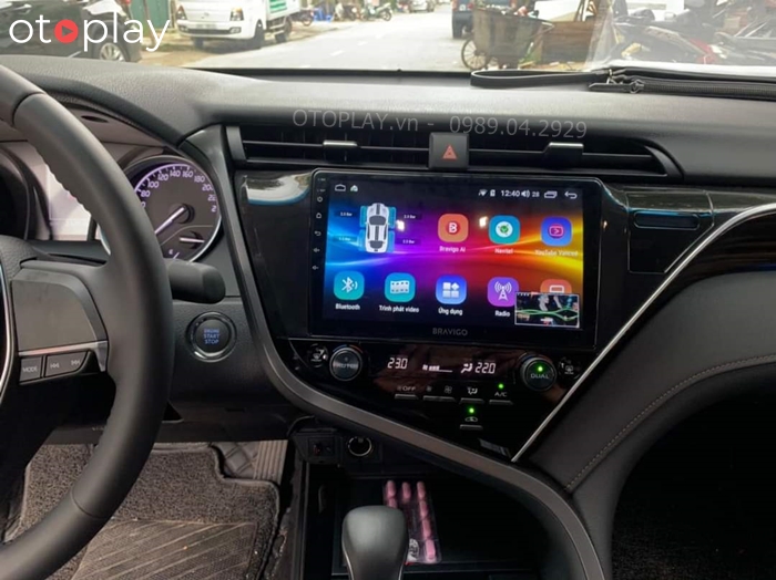 Màn hình Android cho xe Camry 2020 mang đến rất nhiều tính năng thiết yếu
