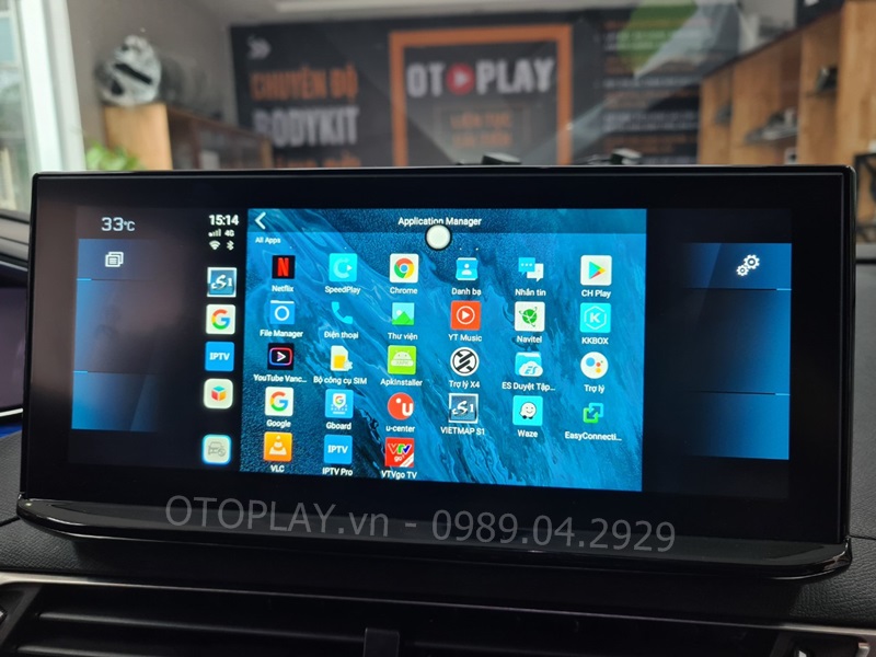 Carplay hiển thị màn hình trên Peugeot 3008