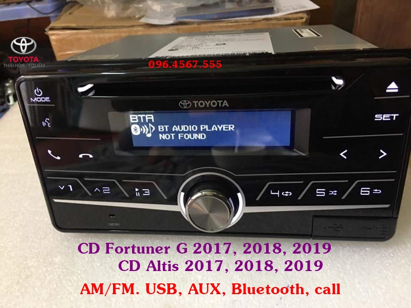 CD mẫu mới của Fortuner và Altis 2018, 2019, 2020