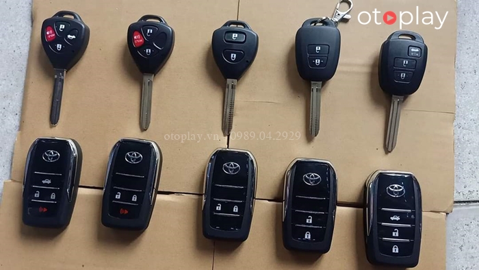 Mẫu chìa khóa tương ứng để thành chìa gấp