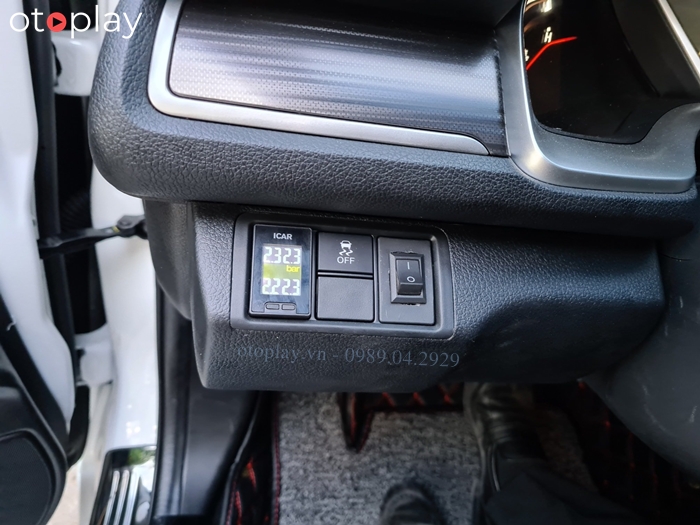 Công tắc bật on/off cảm biến góc khi muốn sử dụng, tiện hơn cho lái xe.