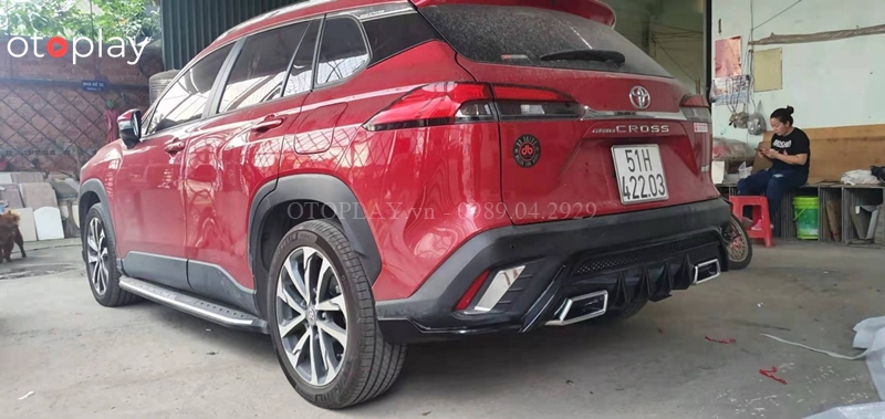 Đuôi xe Cross lắp bodykit  cross