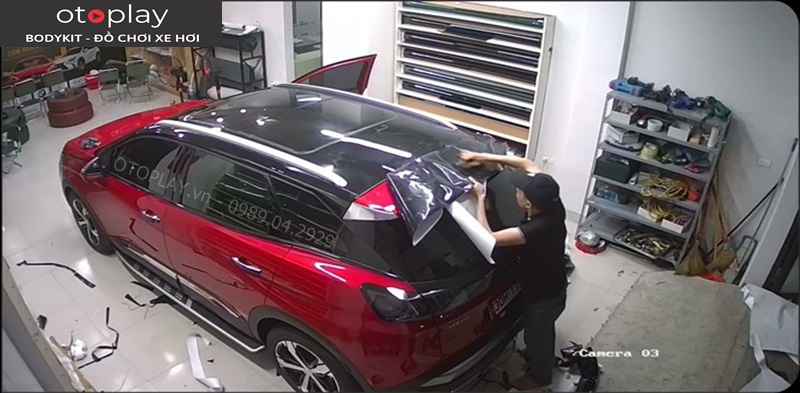 Peugeot 3008 dán phim cách nhiệt tại OTOPLAY