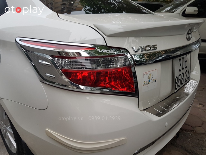 Xe Vios lắp rất nhiều phụ kiện tại OTOPLAY