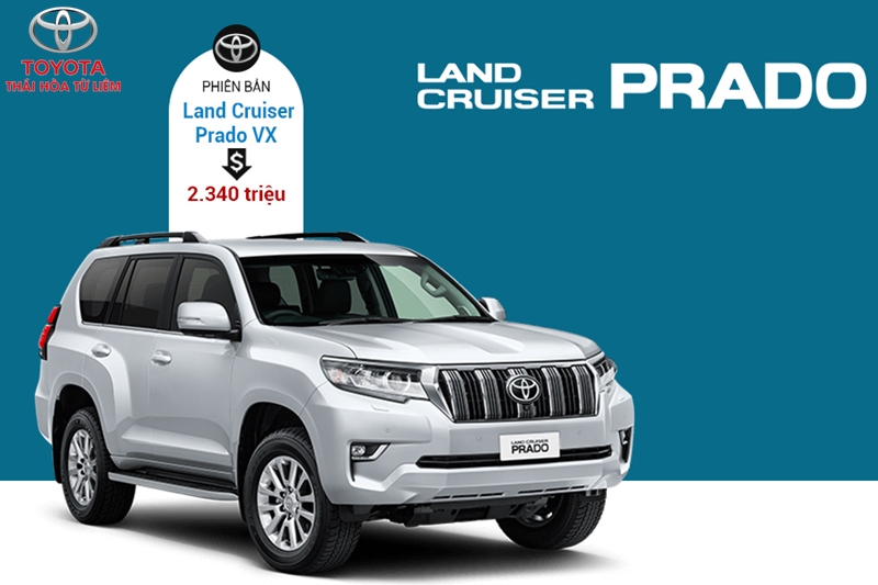 Giá xe Toyota Land Cruiser Prado VX 2020