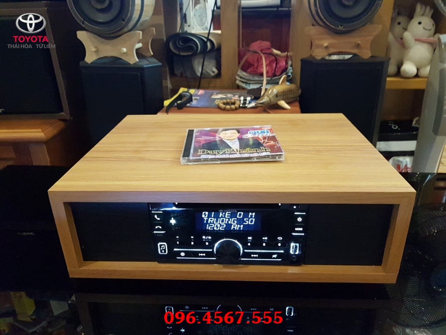 Hộp gỗ chế đầu CD vios 2019, 2020 kiểu mới