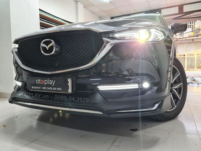 Led mí gầm Mazda CX5 khi  bật đèn