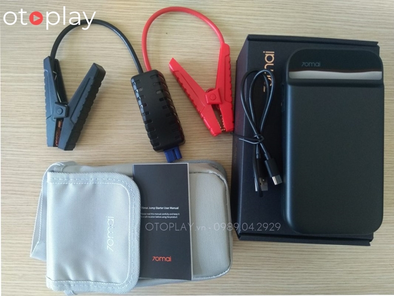 Trọn bộ kích bình ắc quy 70mai Midrive PS01