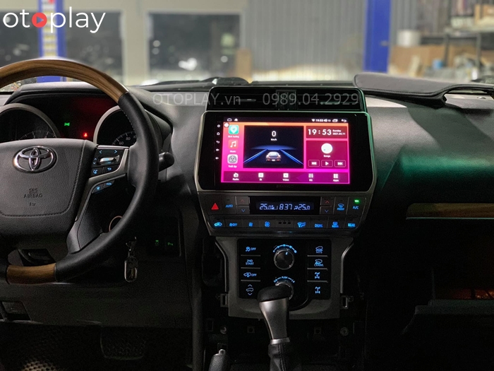 Màn hình android bravigo cho xe Prado 2021