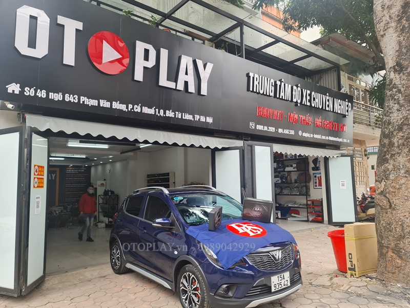 Hình ảnh Loa sub DLS đặt trên Vinfast Fadil tại OTOPLAY