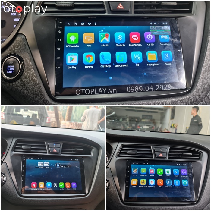 Màn hình Android Cara lắp cho xe Hyundai i20 2015 được thiết kế sang trọng, có đầy đủ các chức năng, giao diện thân thiện, dễ dàng sử dụng.