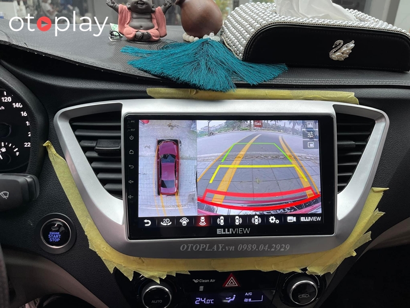 Tích hợp với cảm biến lùi Ellisen của ICAR