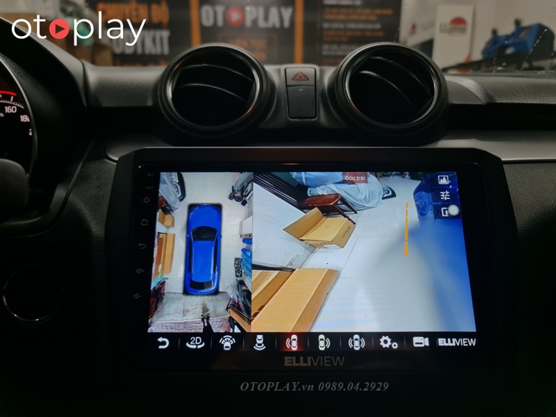 Xe Suzuki Swift lắp màn hình Elliview liền cam 360 tại OTOPLAY