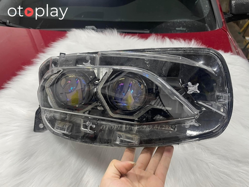 Hình ảnh thực tế bi led Aozoom cho Vinfast Lux A