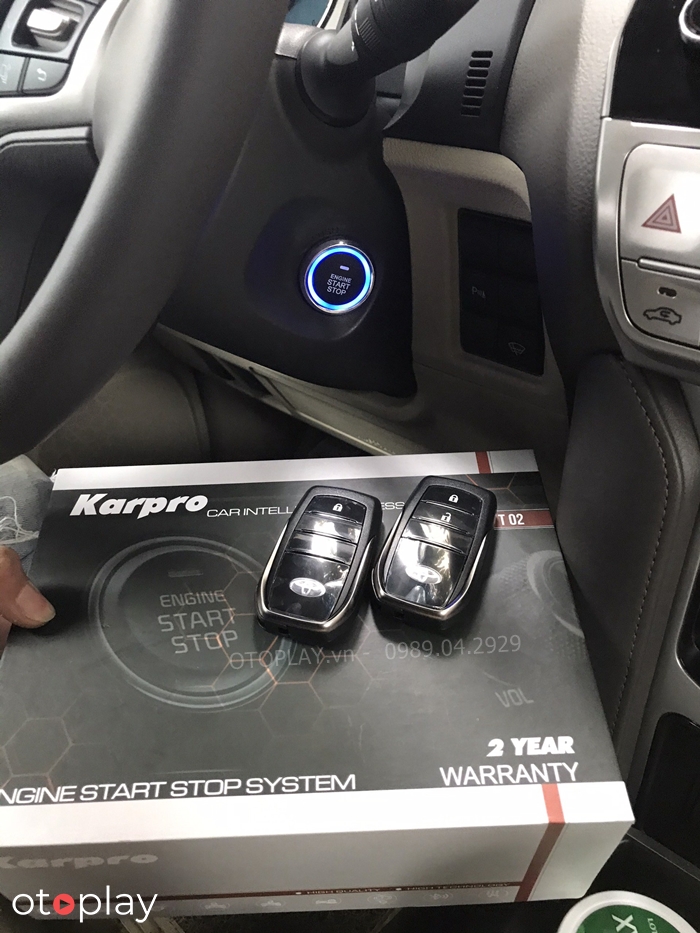 Bộ Khóa Thông Minh Smart Key được trang bị trên xe Toyota Land Prado