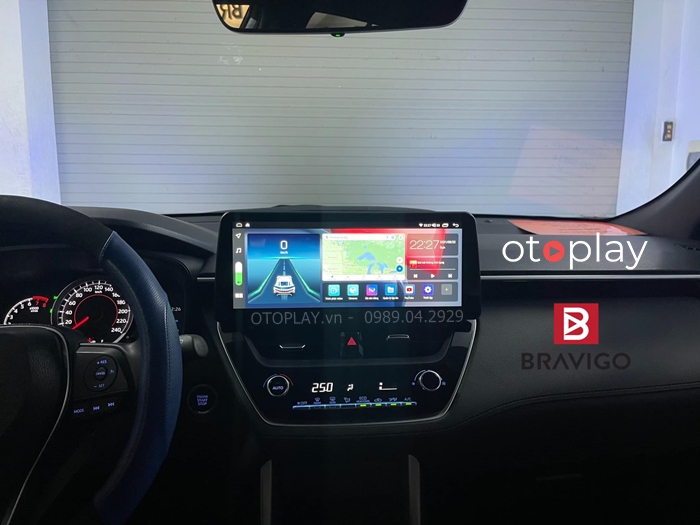 Màn hình android liền khối Bravigo dành cho Cross được trang bị mạng dữ liệu 4G wifi