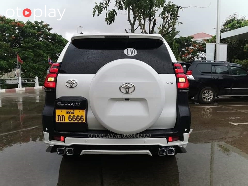 Xe Toyota Land Prado sau khi hoàn thiện nâng đời