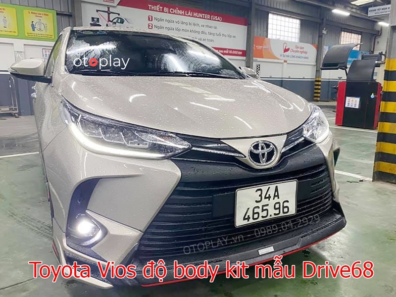 Độ Bodykit mẫu Drive68 cho xe Toyota Vios hoàn toàn được pháp luật cho phép