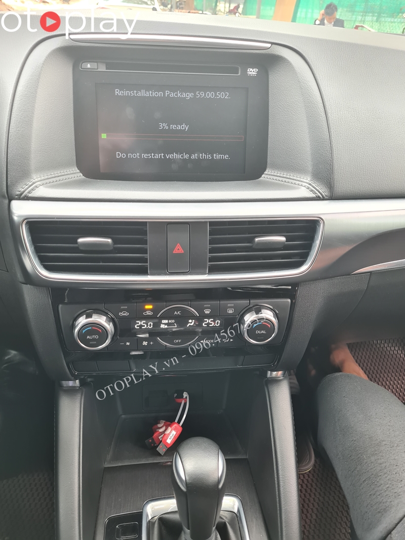 Quá trình update CX5 và cài đặt chỉ sử dụng USB