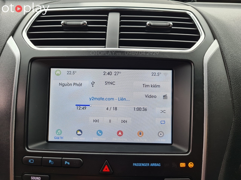 Việt hóa màn hình DVD Ford Explorer tại OTOPLAY