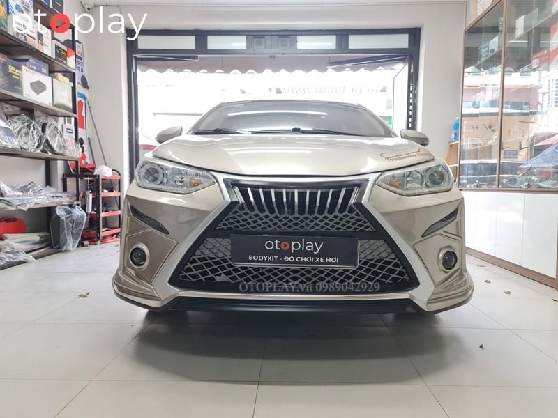 Ốp cản trước bodykit Vios độ Lexus