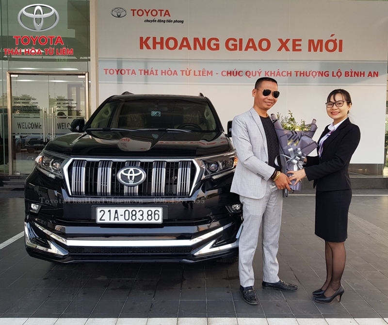 Giao xe Prado VX 2019, 2020 cho khách Yên Bái