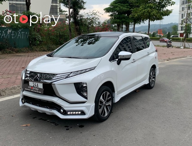 Chiếc xe Xpander 2021 trở nên nổi bật hơn tại TP Lào Cai