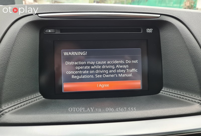 Xóa thông báo mỗi khi màn hình Mazda connect được khởi động