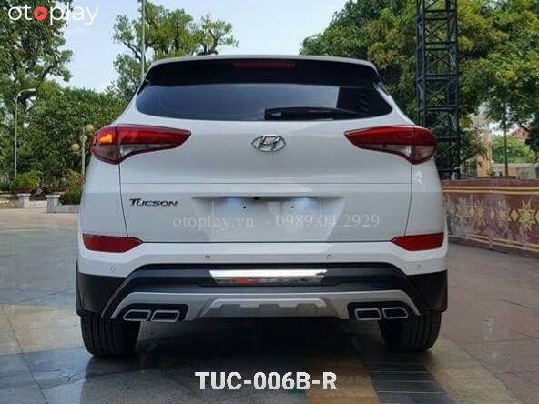 Lip bô Tucson lắp lên xe