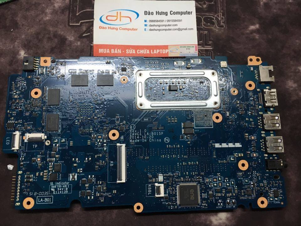 Mainboard dell 5548 mặt sau