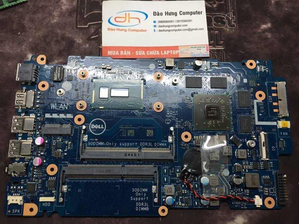 Mainboard dell 5548 mặt trước