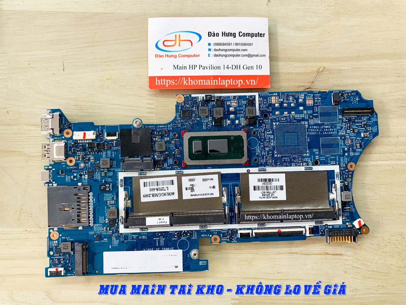 Main Hp 14-DH gen 10 mat truoc by khomainlaptop.vn