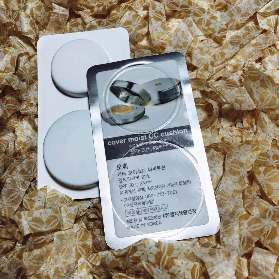 Phấn nước OHUI COVER MOIST CC CUSHION SPF50 PA +++ (3gr)