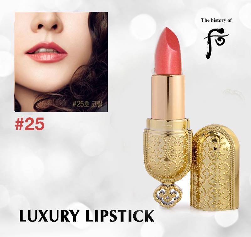 Son Whoo luxury lipstick mini #25 (màu hồng cam)
