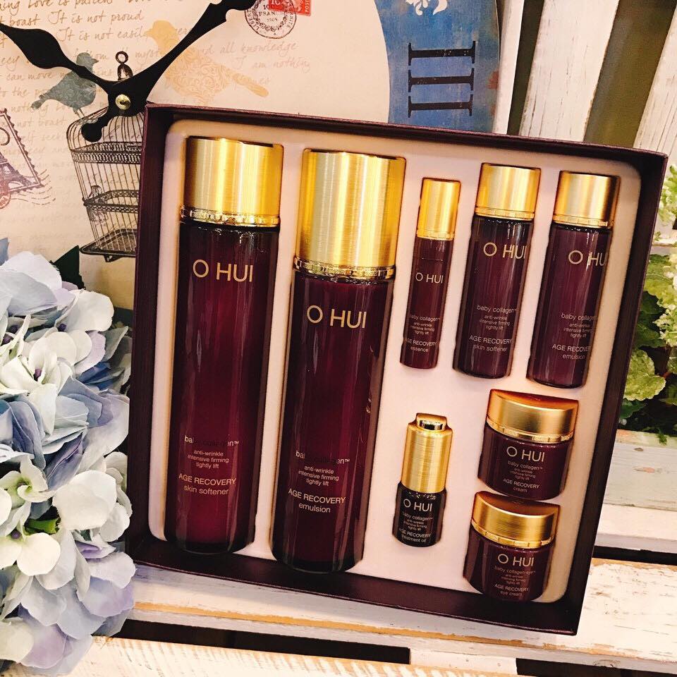 Set Ohui Chống nhăn Bổ sung Baby Collagen Age Recovery