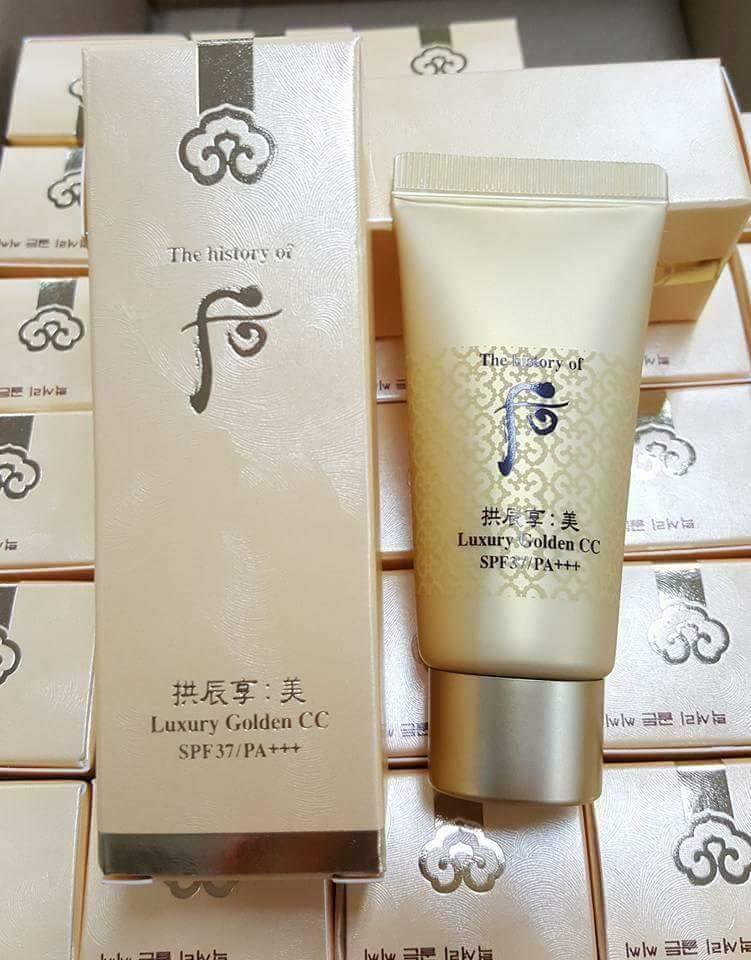 Kem Whoo Mi Luxury Golden CC Hoàng cung cao cấp SPF37/ PA+++ (15ml)