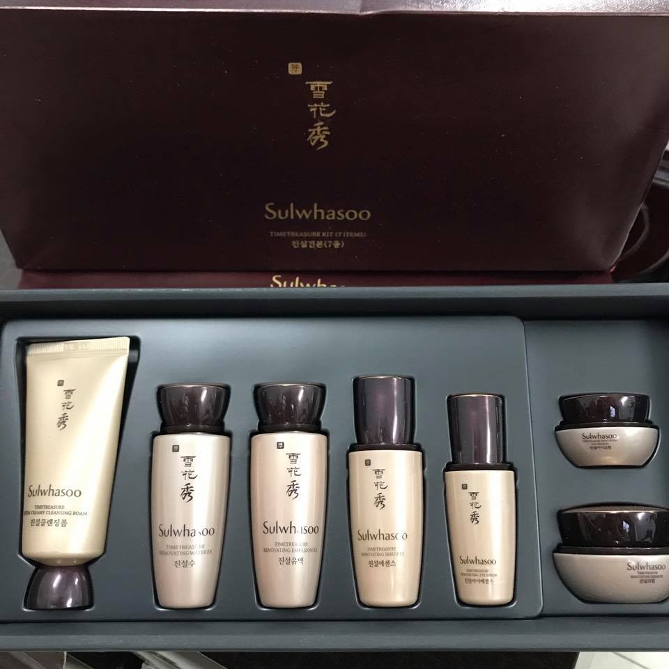Set Sulwhasoo Timetreasure Kit chống lão hóa phục hồi da (7sp)