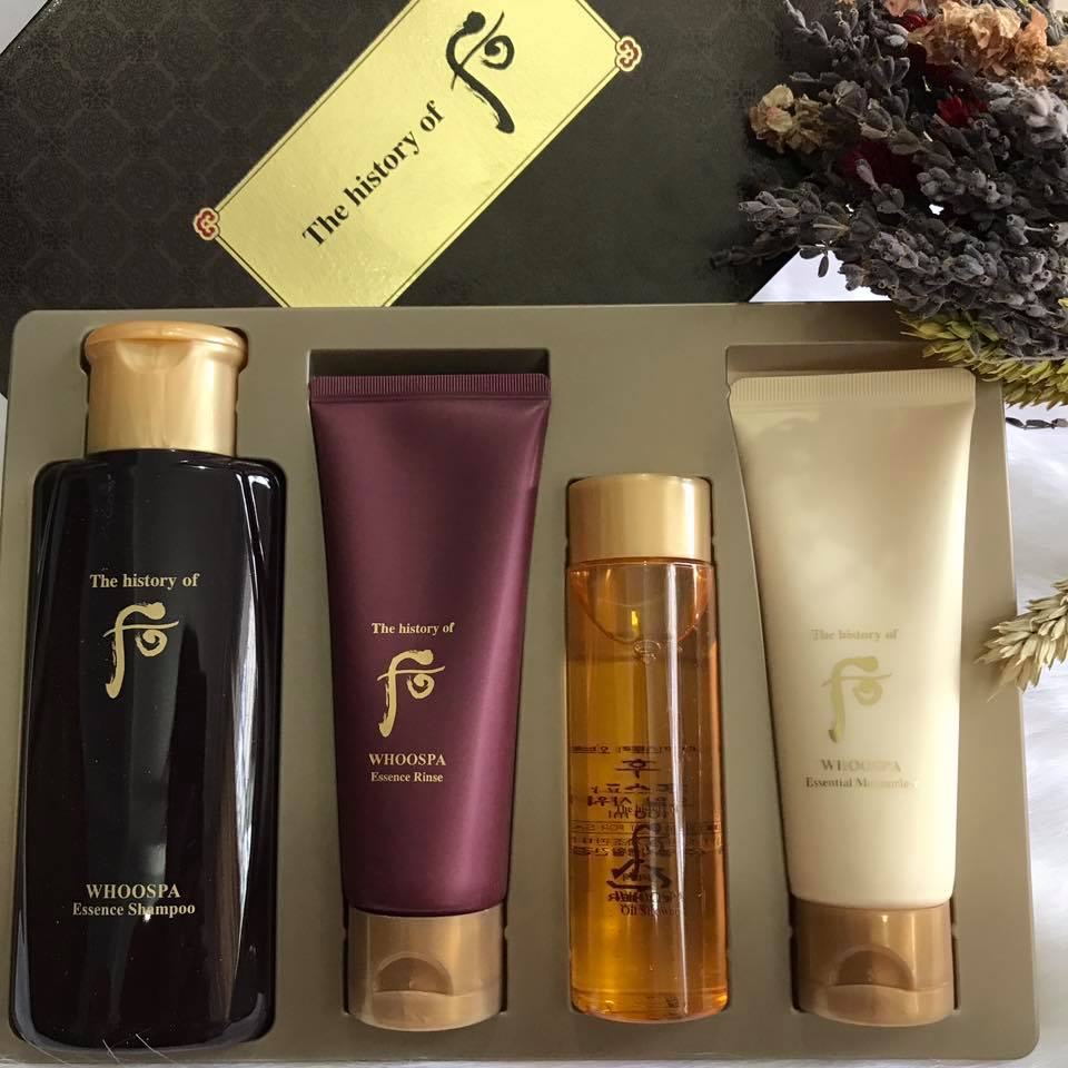 Bộ thảo dược chăm sóc body và tóc whoo spa