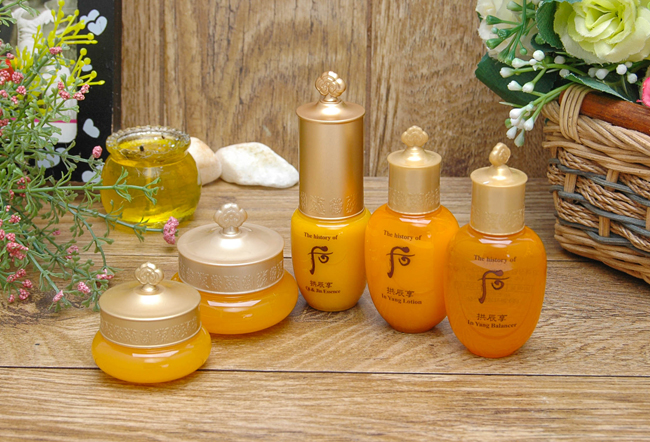 Bộ dưỡng ẩm & săn chắc da Whoo vàng 5 sp