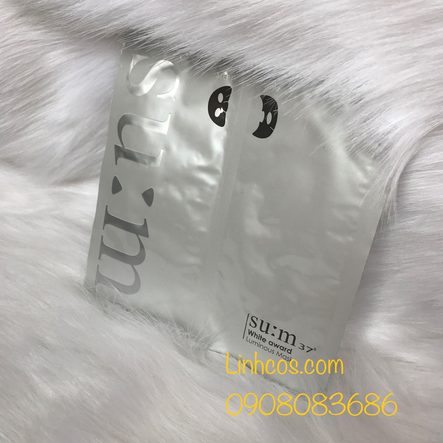 Mặt nạ miếng Siêu trắng da Luminous Mask - Su:m 37