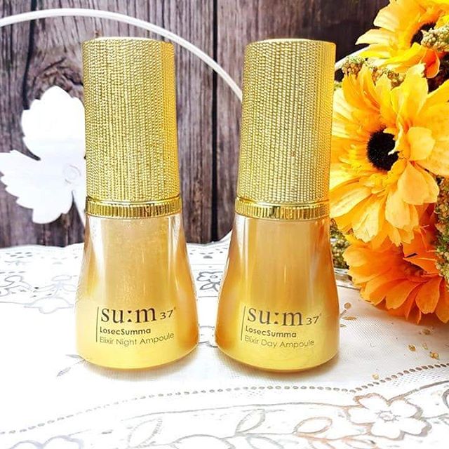 Tinh chất vàng 24k ban đêm Su:m37° Losec Summa Elixir Night Ampoule