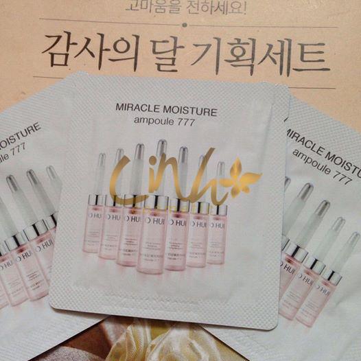 Tinh chất siêu dưỡng ẩm Ohui Miracle Moisture Ampoule 777