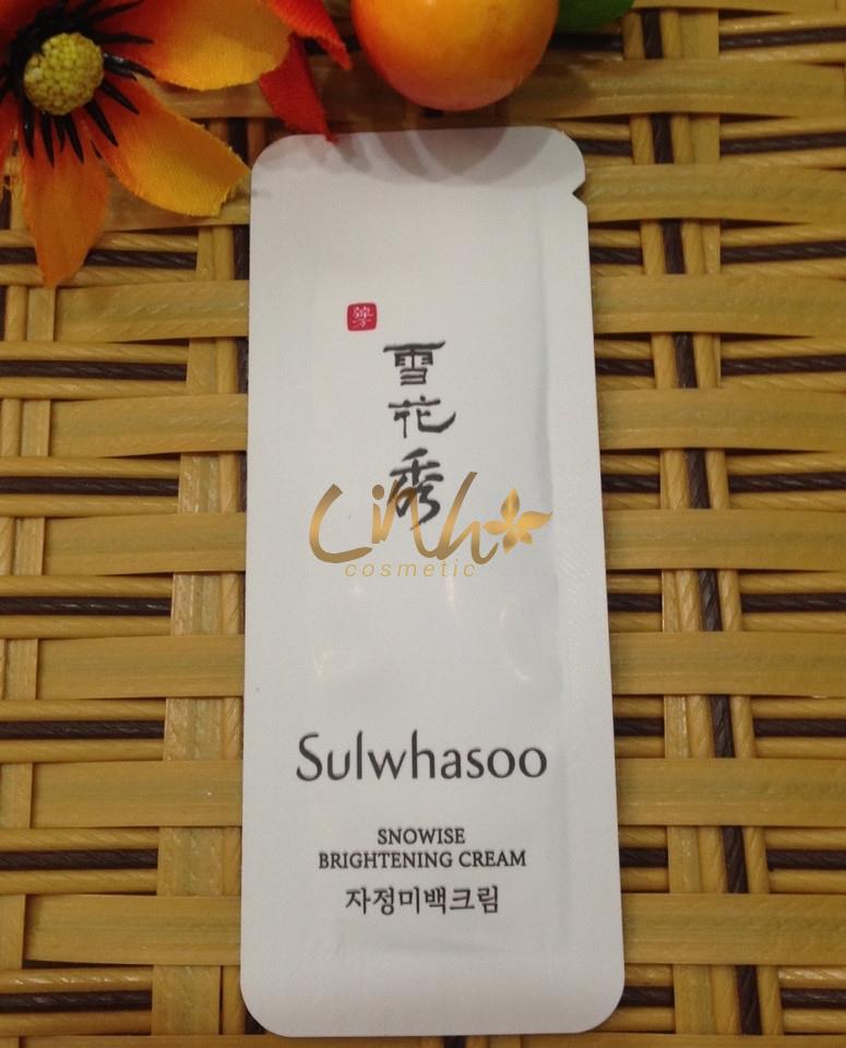 Kem dưỡng trắng da Sulwasoo Snowise Brightening Cream