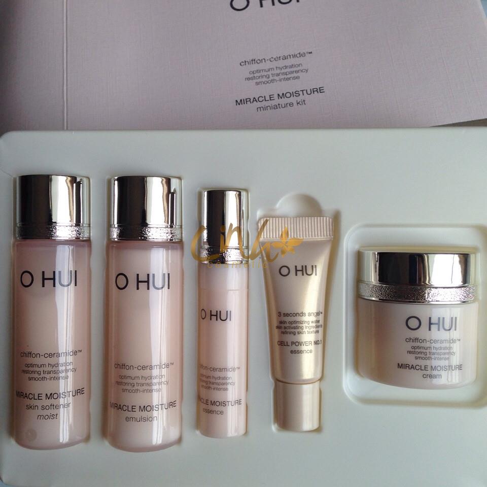 Set dưỡng ẩm Ohui Miracle Moisture 5 món (54ml)
