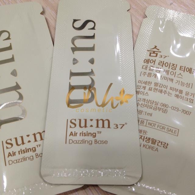 Kem lót Su:m37 ngọc trai dưỡng trắng ngăn ngừa lão hóa Air Rising TF Dazzling Base