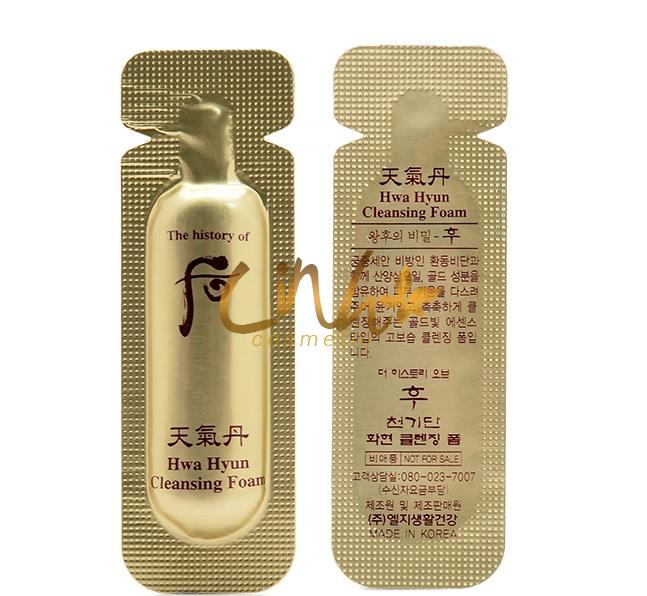 Sample Sữa rửa mặt Trẻ Hóa Và Làm Sáng Da Whoo Hwa hyun Cleansing Foam
