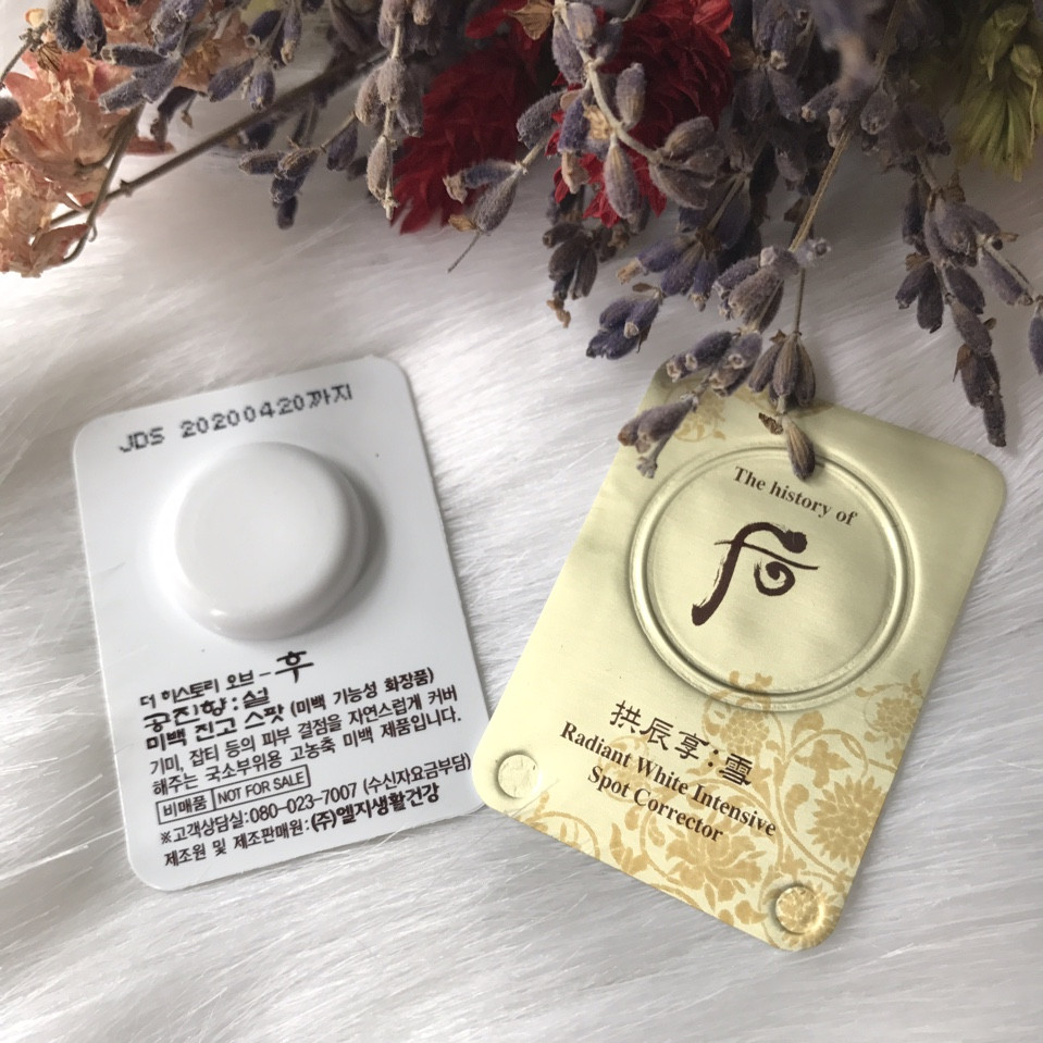 Cao đặc trị thâm nám - Whoo Radiant white Intensive Spot Corrector