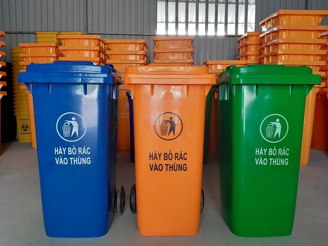 Bán thùng đựng rác công cộng 120L giá rẻ